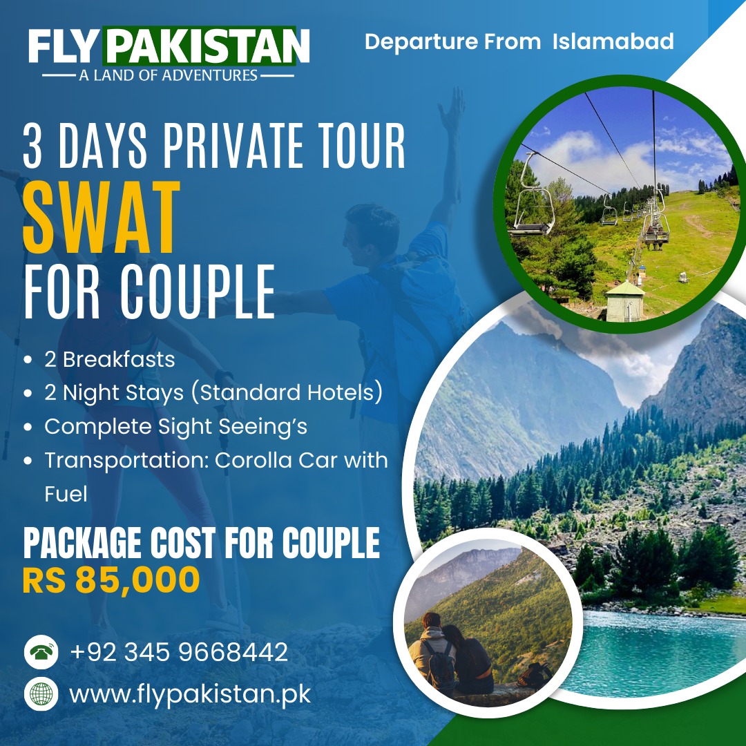 Book Deal Honeymoon Package For Swat Kalam and Malam Jabba